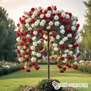 Роза Штамбовая Альпийская Корона